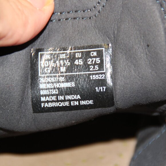 Clarks Collection Men's Chukka Boots Size 11.5 Suede Blue - Picture 7 of 13